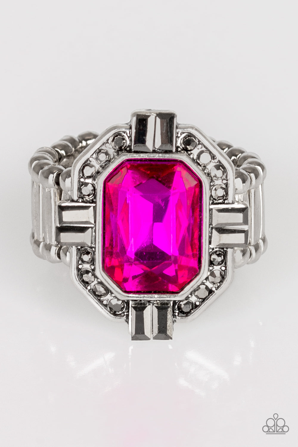 Paparazzi Outta My Way! - Pink Gem Ring - Pusher P