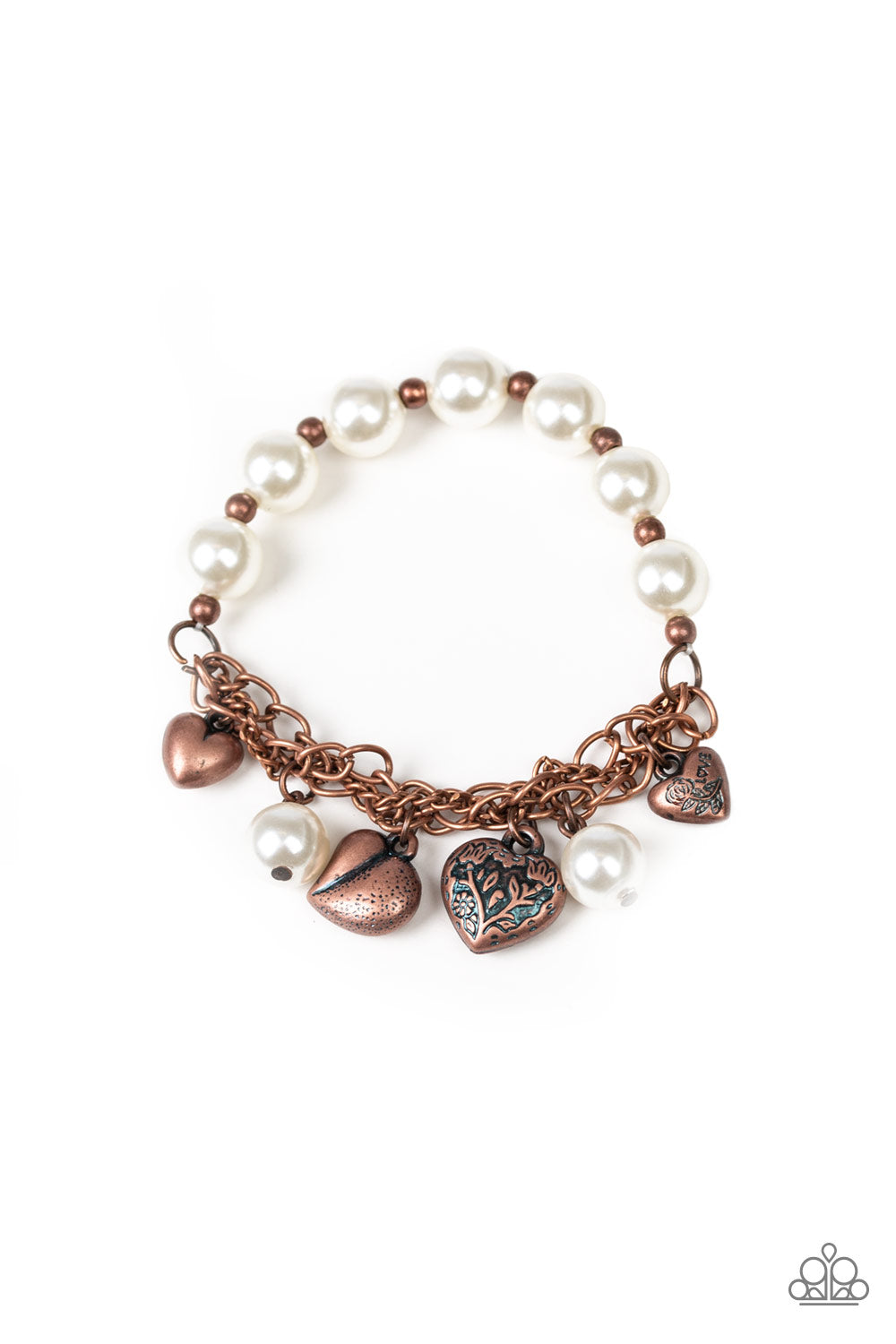 Paparazzi More Amour - Copper Bracelet - Pusher P