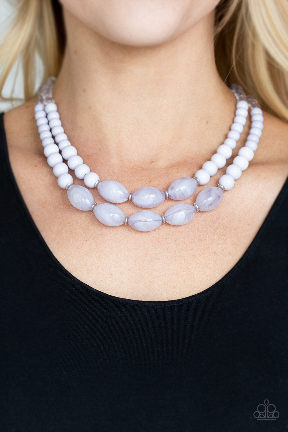 Paparazzi Sundae Shoppe - Silver Necklace - Pusher P
