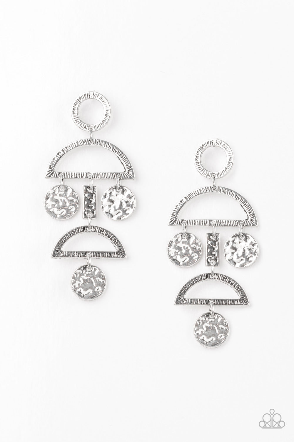 Paparazzi Incan Eclipse - Silver - Pusher P