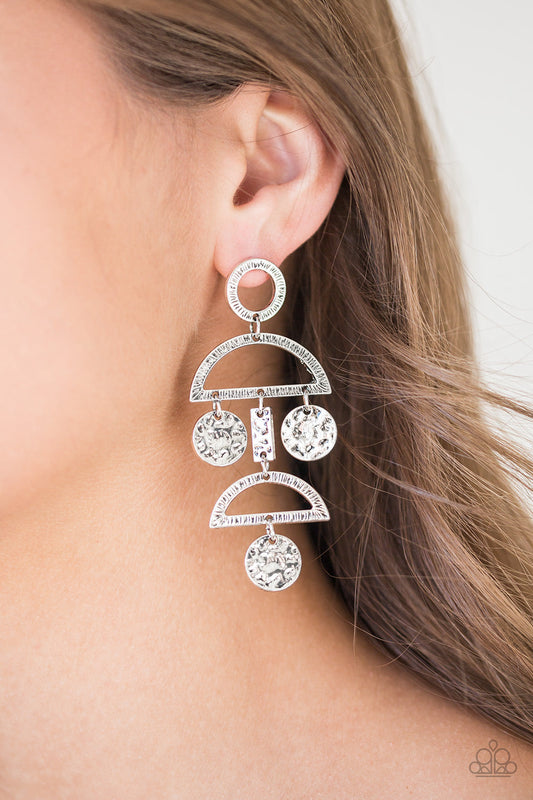 Paparazzi Incan Eclipse - Silver - Pusher P
