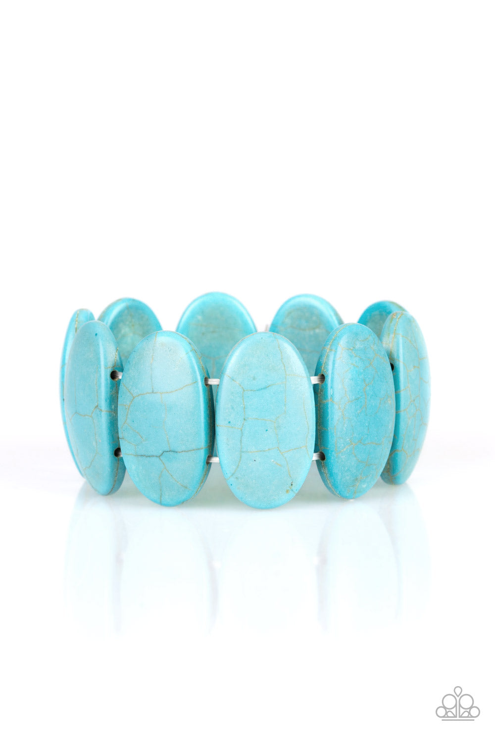 Paparazzi Dramatically Nomadic - Blue Bracelet - Pusher P