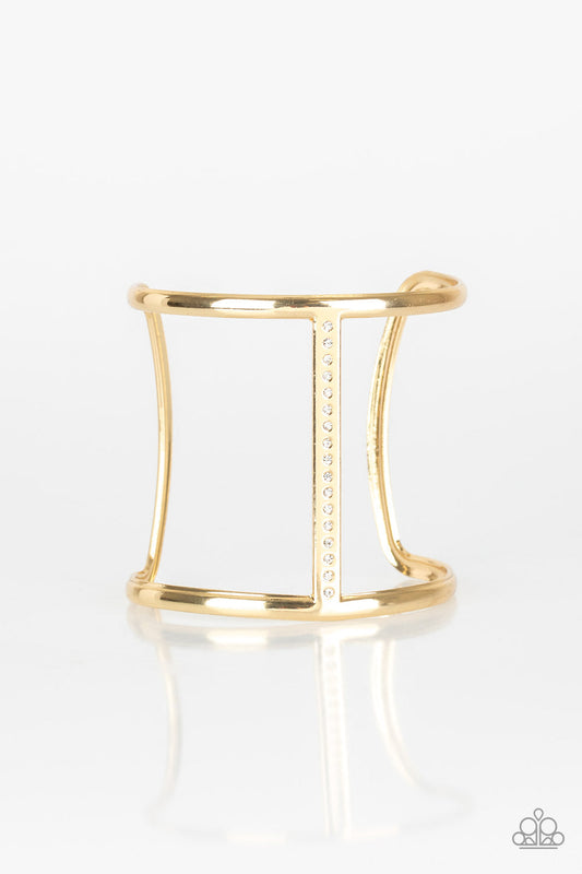 Paparazzi Diamond Deity - Gold Bracelet - Pusher P