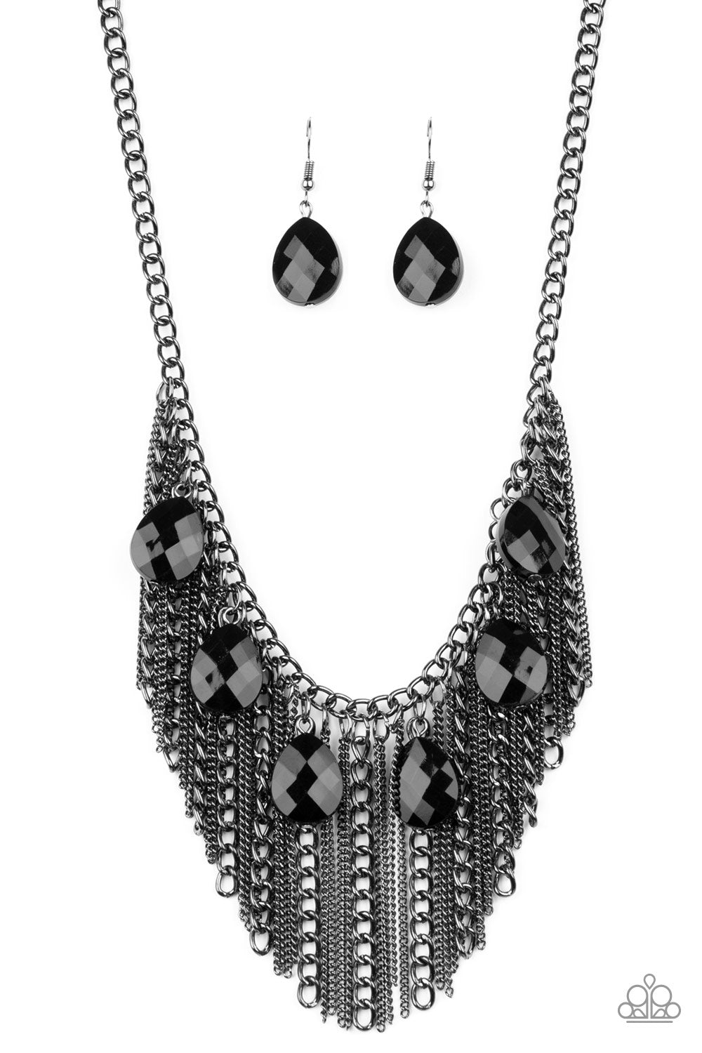 Paparazzi Vixen Conviction - Black Necklace - Pusher P