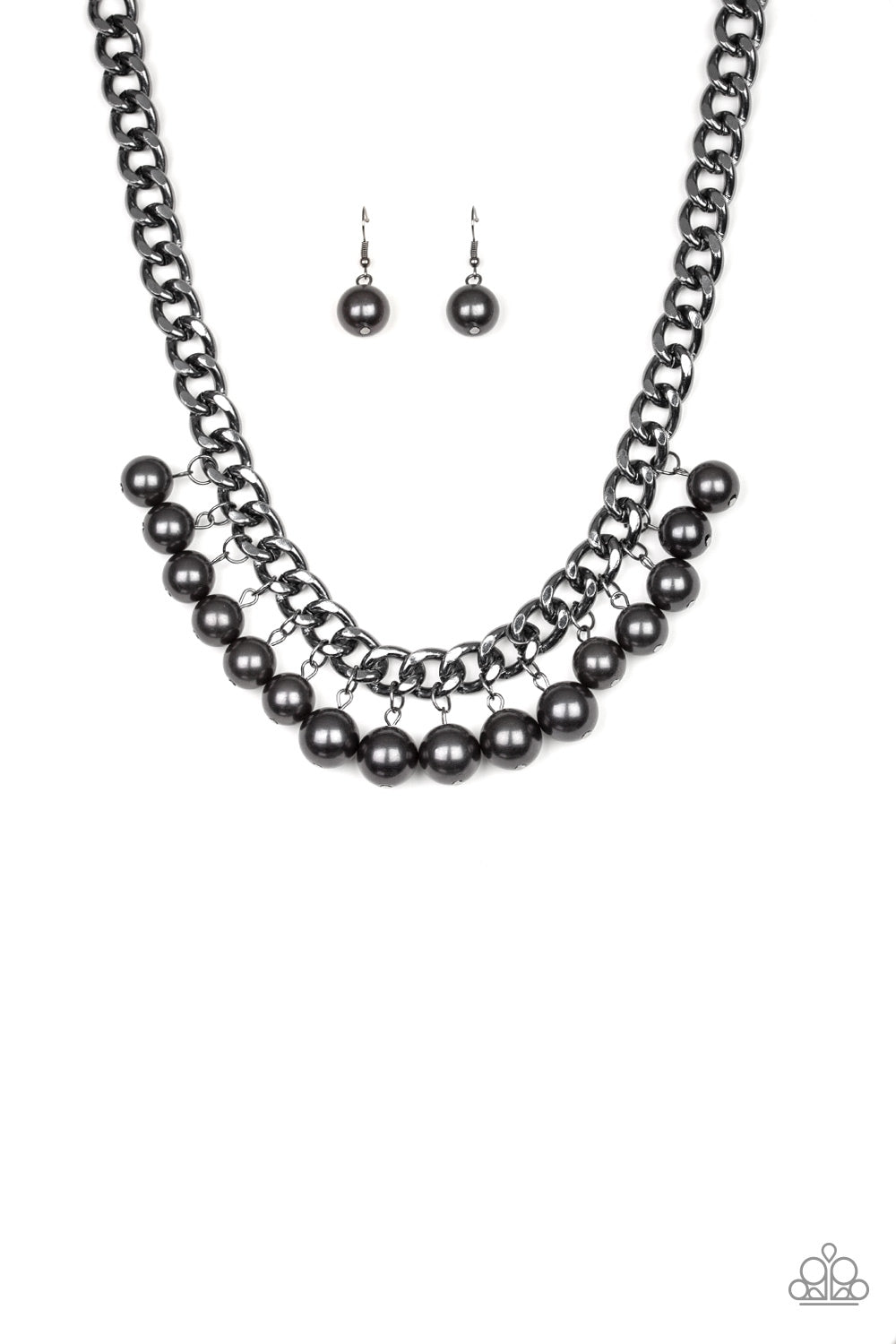 Paparazzi Get Off My Runway - Black Necklace - Pusher P