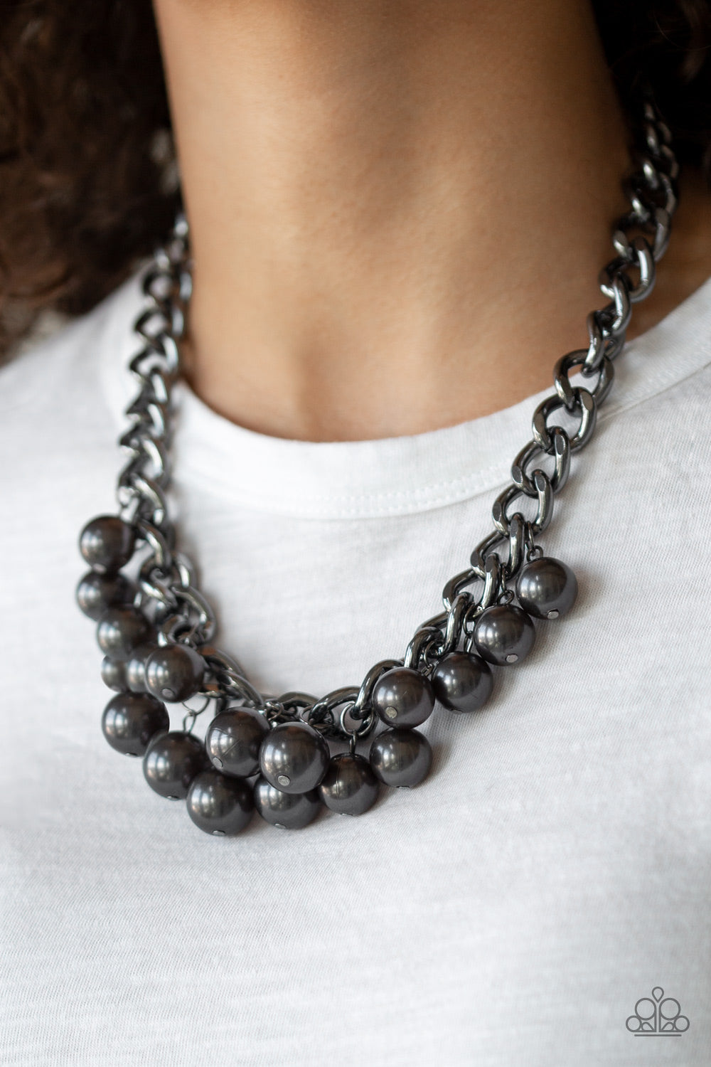 Paparazzi Get Off My Runway - Black Necklace - Pusher P