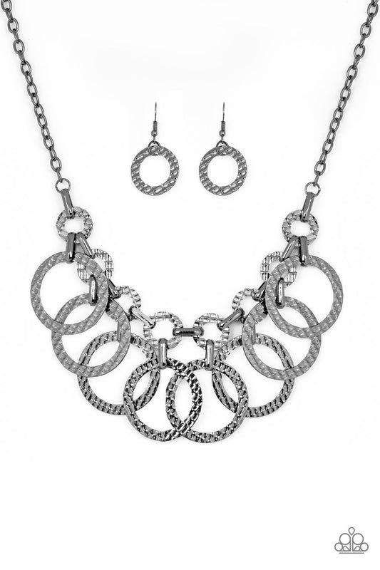 Paparazzi Jammin Jungle - Black Necklace - Pusher P