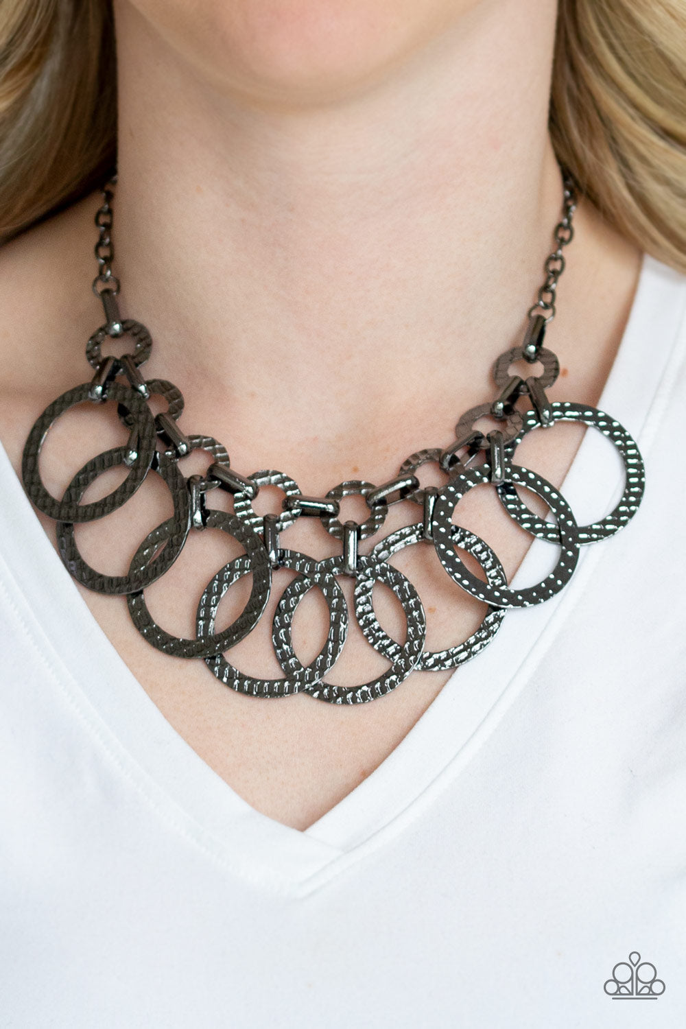 Paparazzi Jammin Jungle - Black Necklace - Pusher P