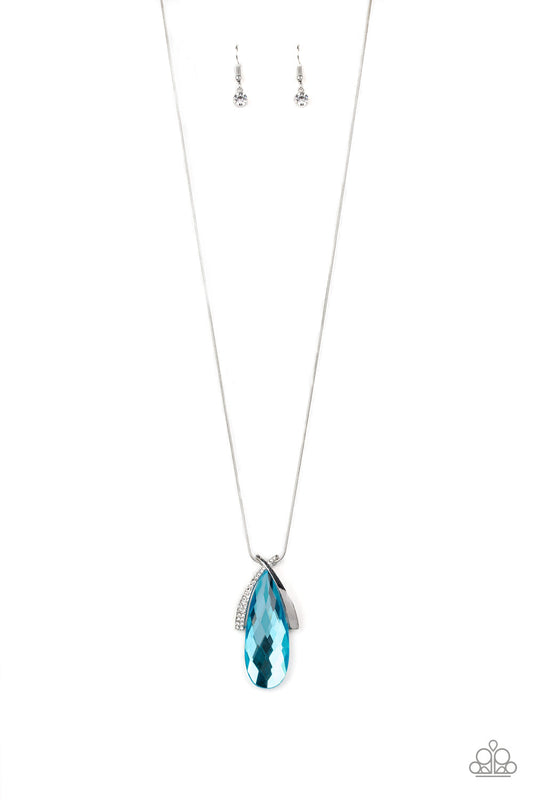 Paparazzi Stellar Sophistication - Blue Necklace - Pusher P