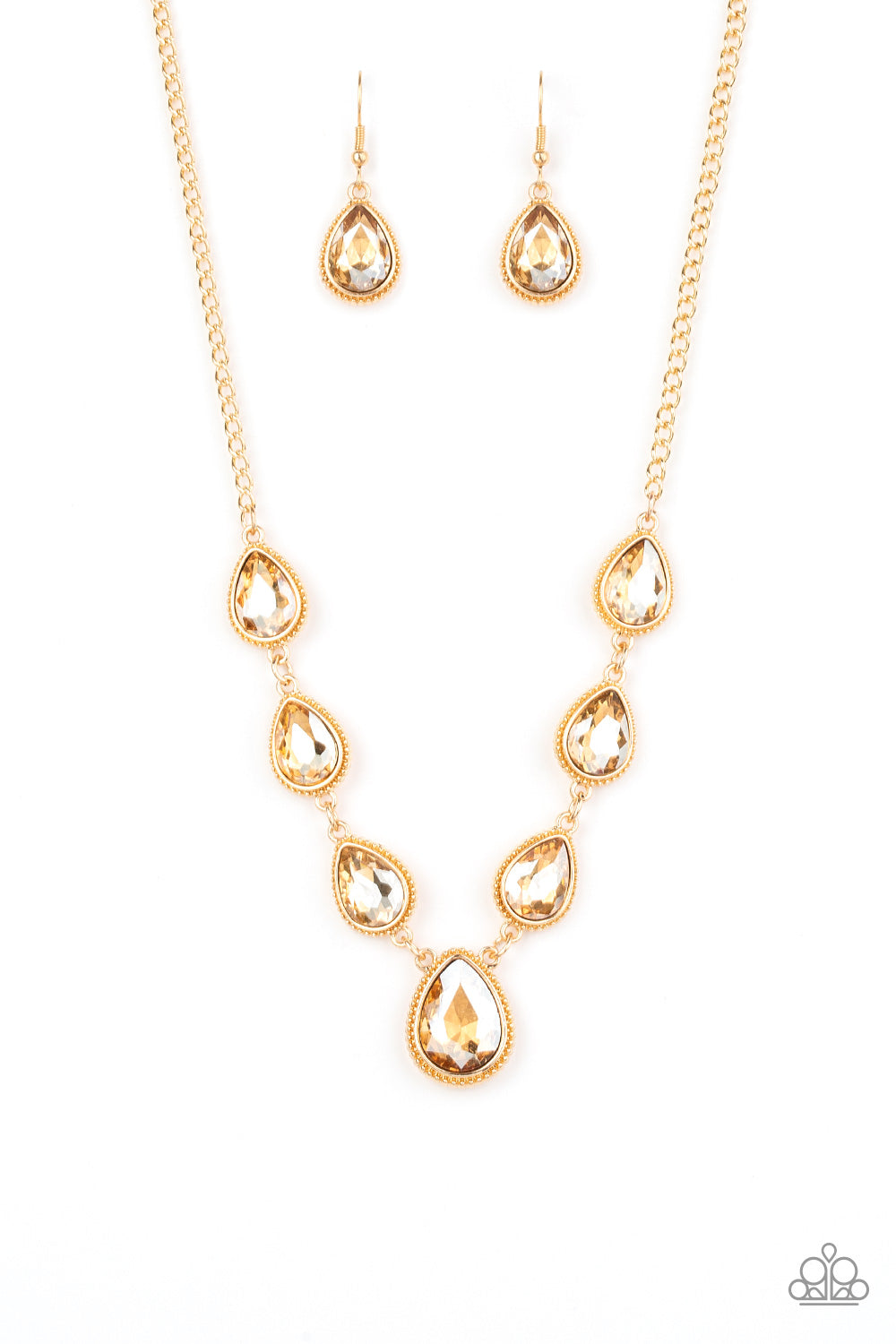 Paparazzi Socialite Social - Gold Necklace - Pusher P