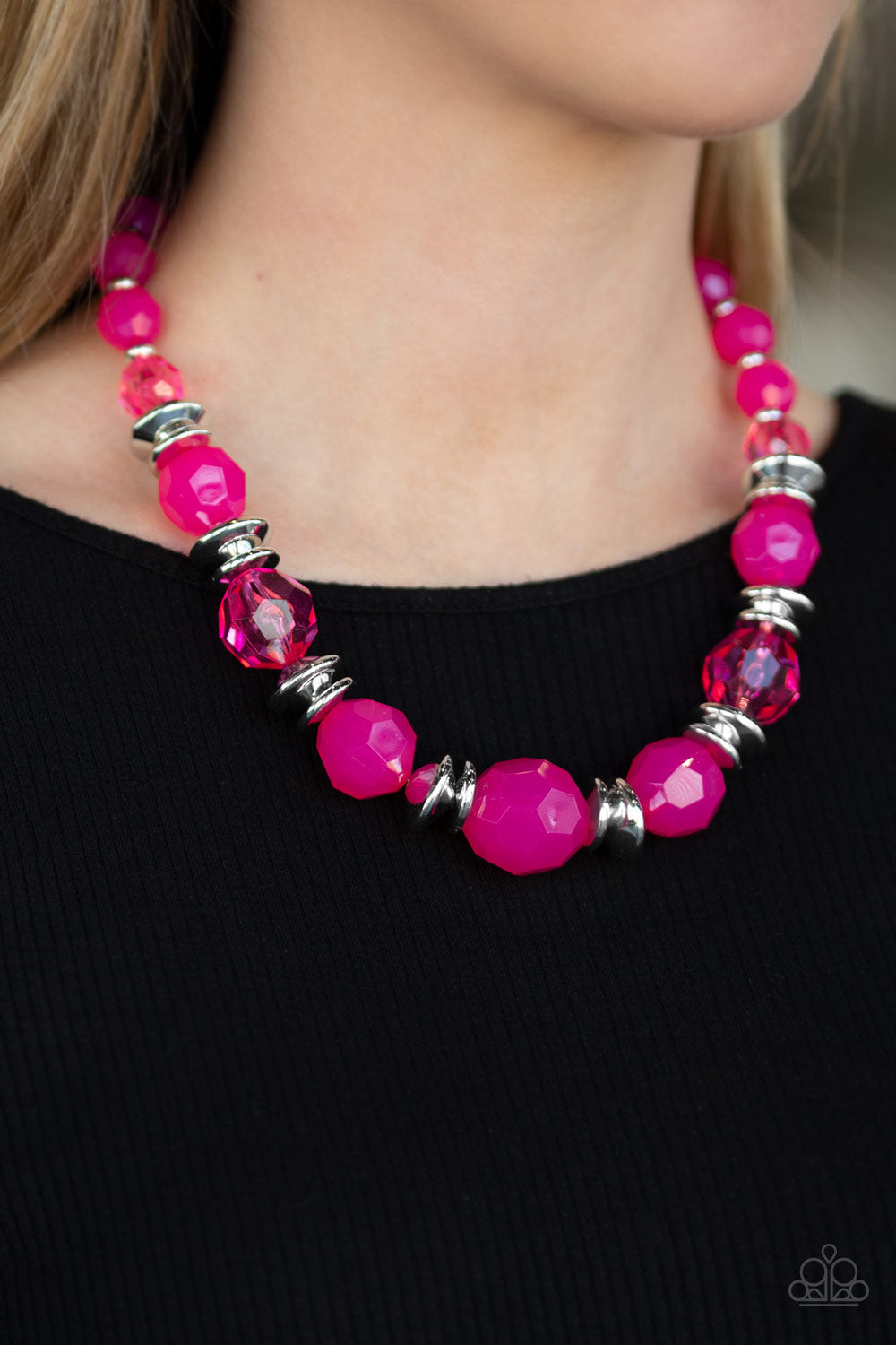 Paparazzi Dine and Dash - Pink Necklace - Pusher P