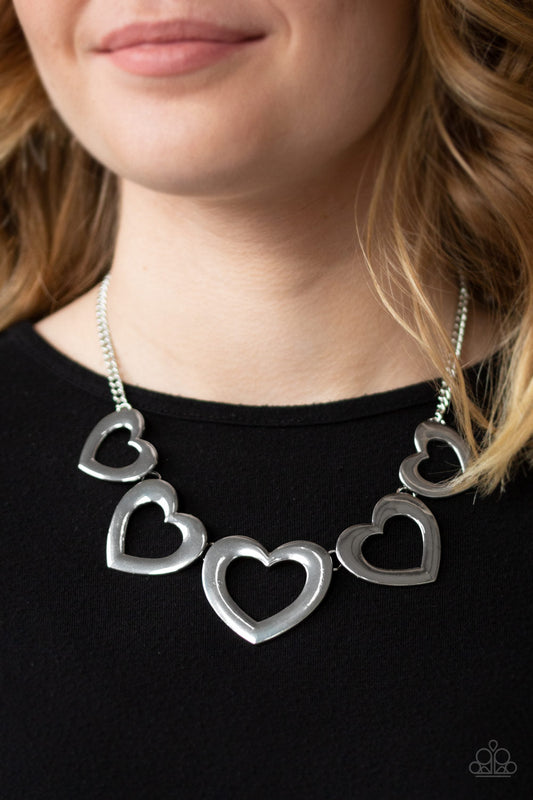 Paparazzi Hearty Hearts - Silver - Pusher P