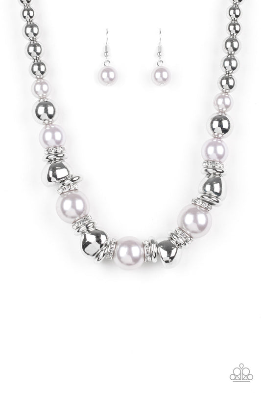 Paparazzi Hollywood HAUTE Spot - Silver Necklace - Pusher P