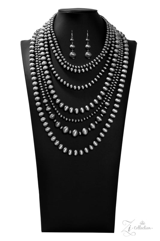 Paparazzi Instinct 2019 Zi Collection Silver Necklace - Pusher P