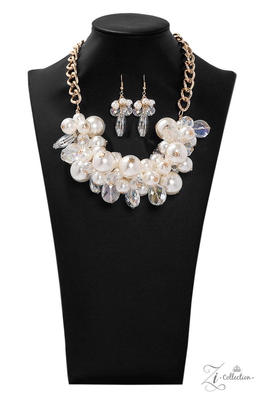 Paparazzi Captivate 2019 Zi Collection White Necklace - Pusher P