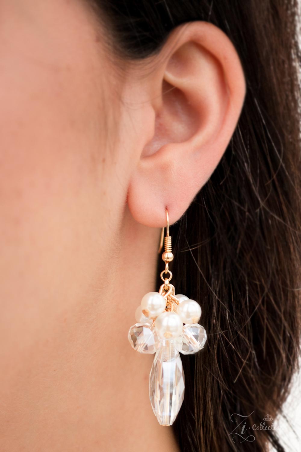 Paparazzi Captivate 2019 Zi Collection White Necklace - Pusher P