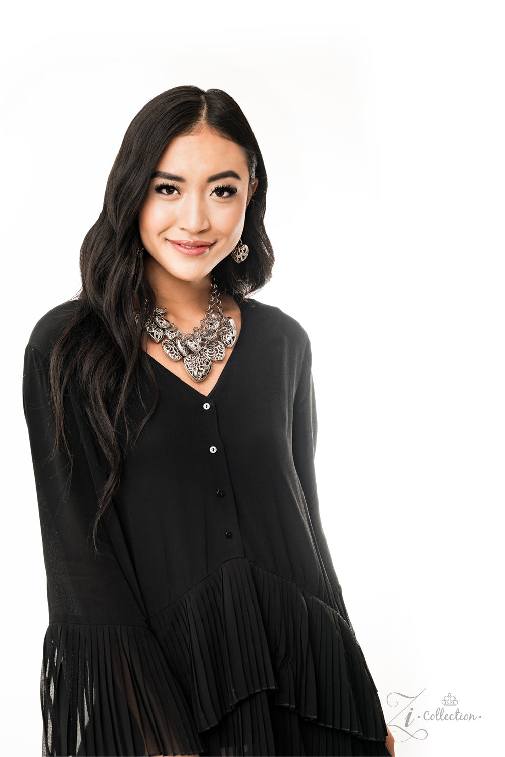 Paparazzi Cherish 2019 Zi Collection Silver Necklace - Pusher P