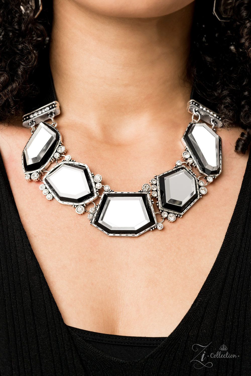 Paparazzi Rivalry 2019 Zi Collection Silver Necklace - Pusher P