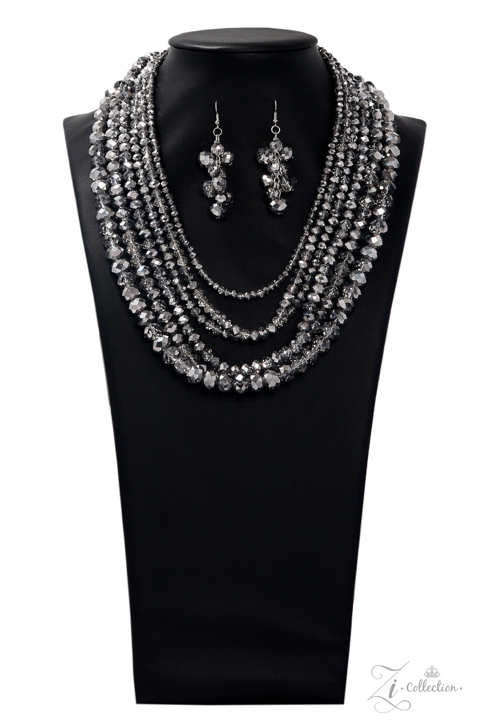 Paparazzi Knockout 2019 Zi Collection Silver Necklace - Pusher P