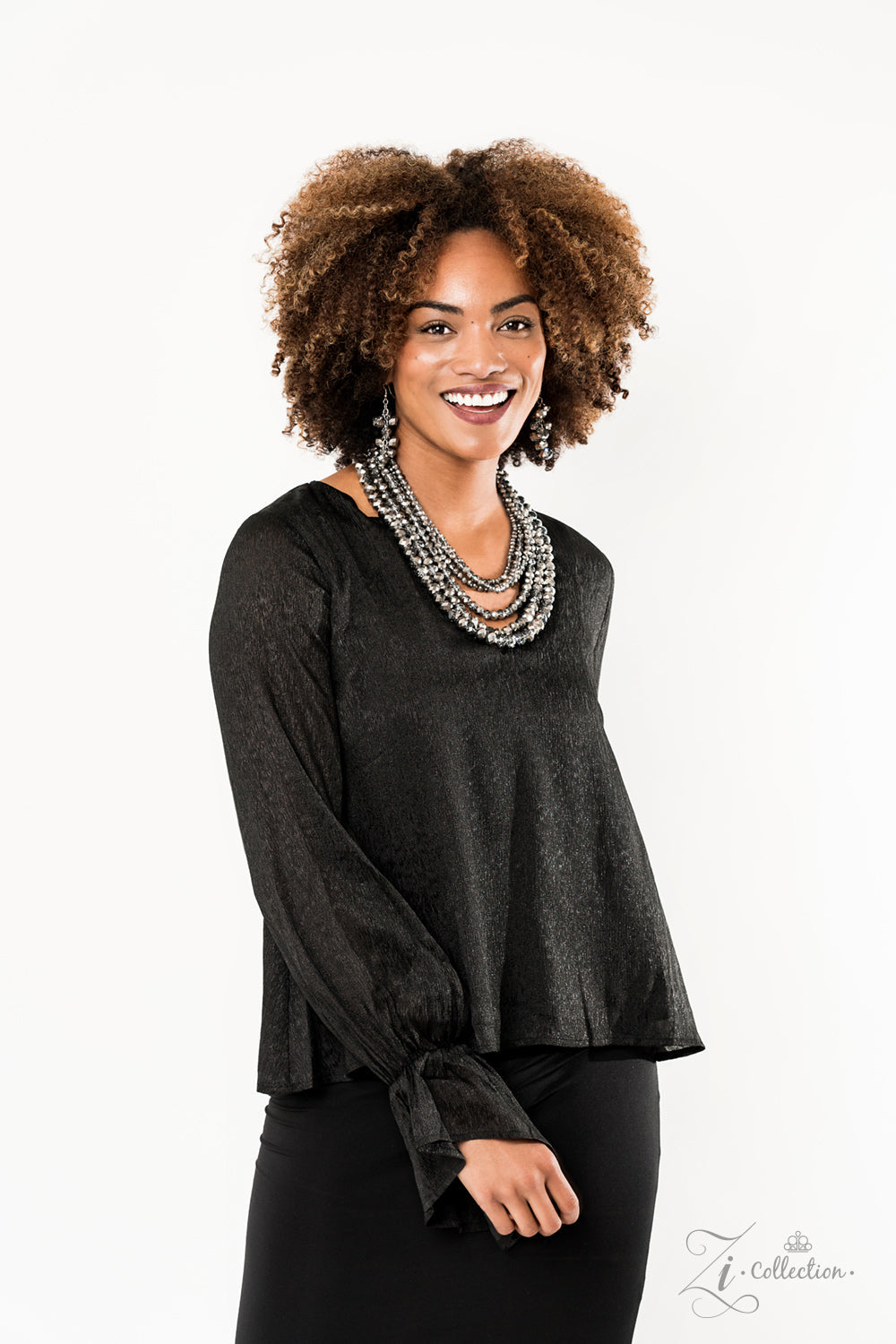 Paparazzi Knockout 2019 Zi Collection Silver Necklace - Pusher P