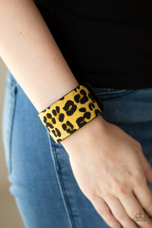 Paparazzi Cheetah Cabana - Yellow