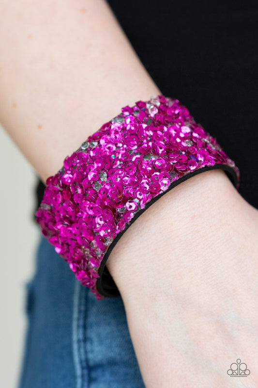 Paparazzi Starry Sequins - Pink