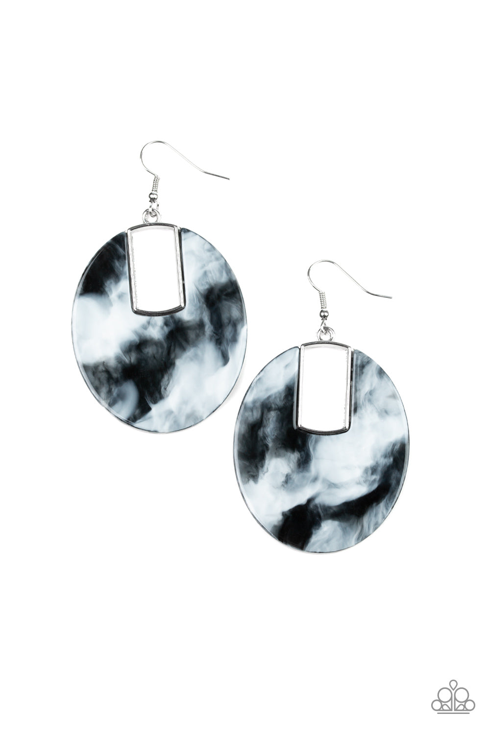 Paparazzi Haute Heiress - Black Earrings - Pusher P