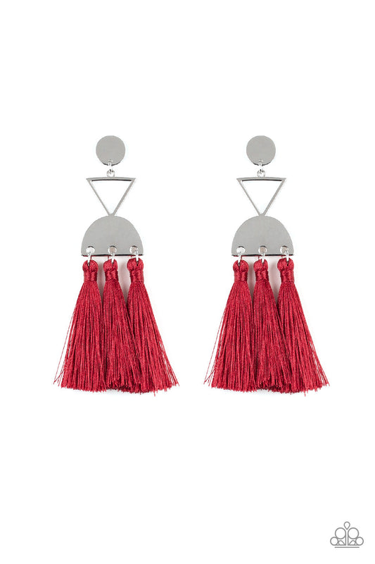 Paparazzi Tassel Trippin - Red - Pusher P