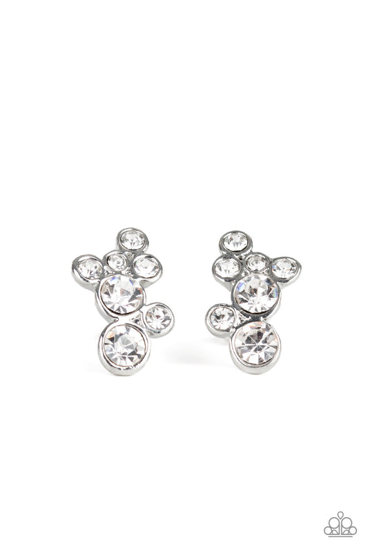 Paparazzi Treasure Treat - White Earrings - Pusher P