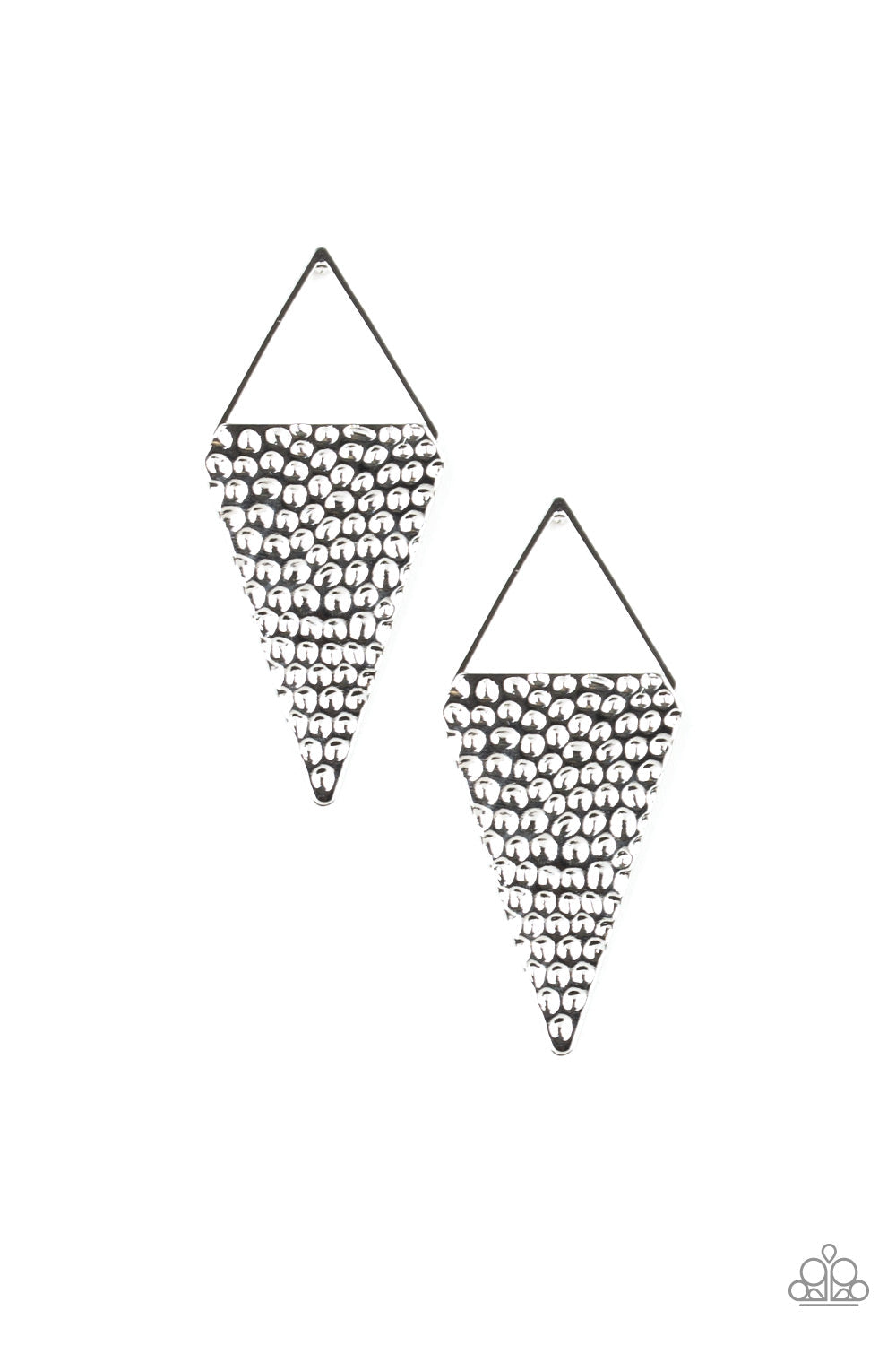 Paparazzi Have A Bite - Silver Earrings - Pusher P