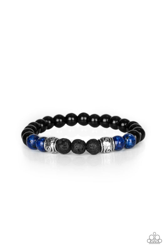 Paparazzi Proverb - Blue Bracelet - Pusher P