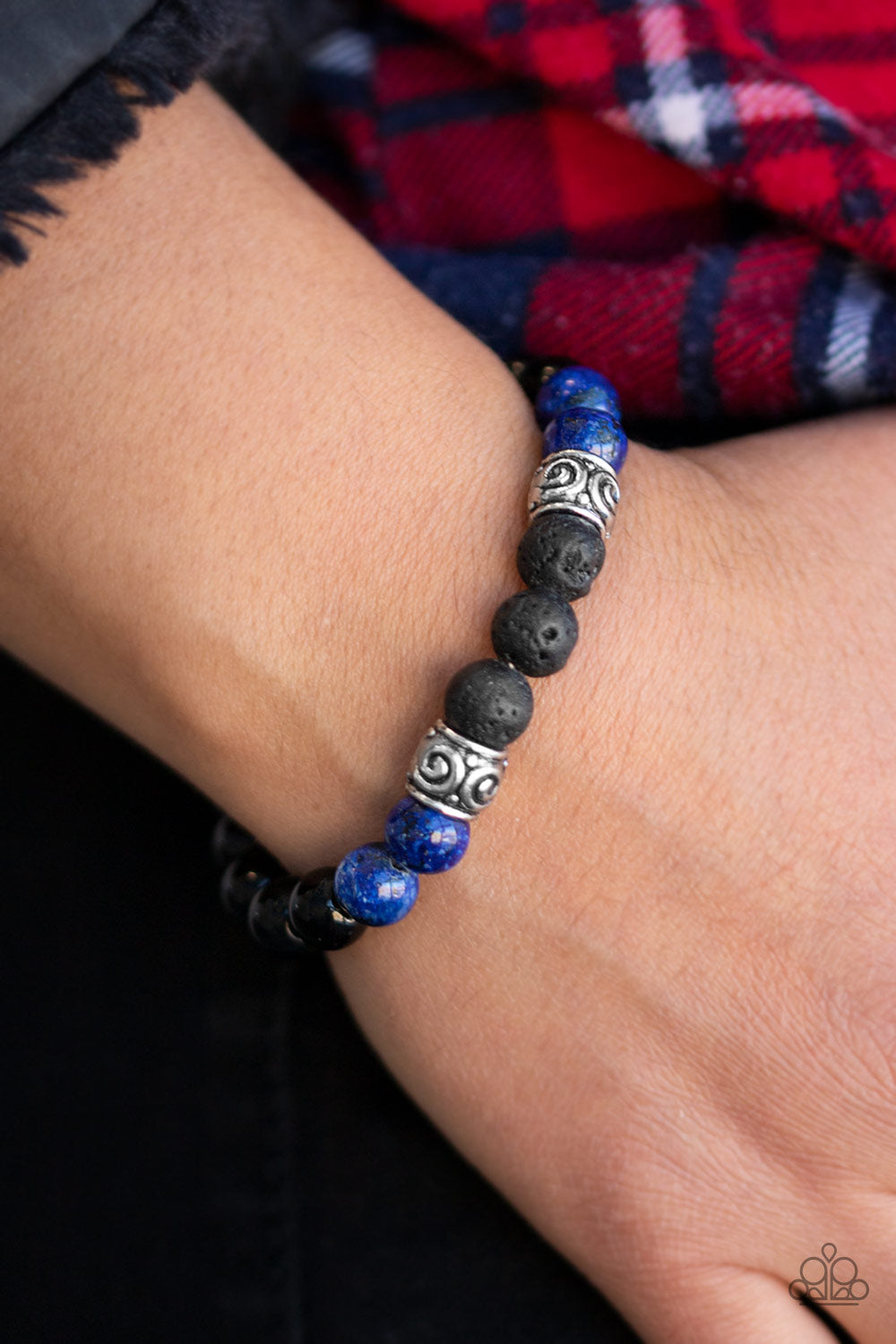 Paparazzi Proverb - Blue Bracelet - Pusher P