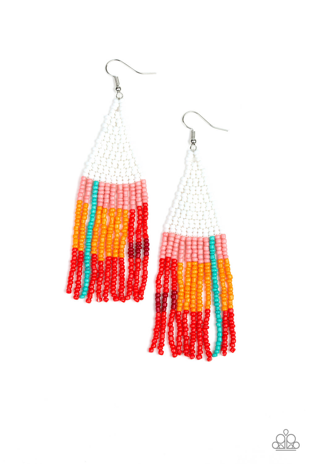 Paparazzi Beaded Boho - White