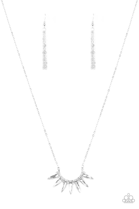 Paparazzi Empirical Elegance - White Necklace - Pusher P