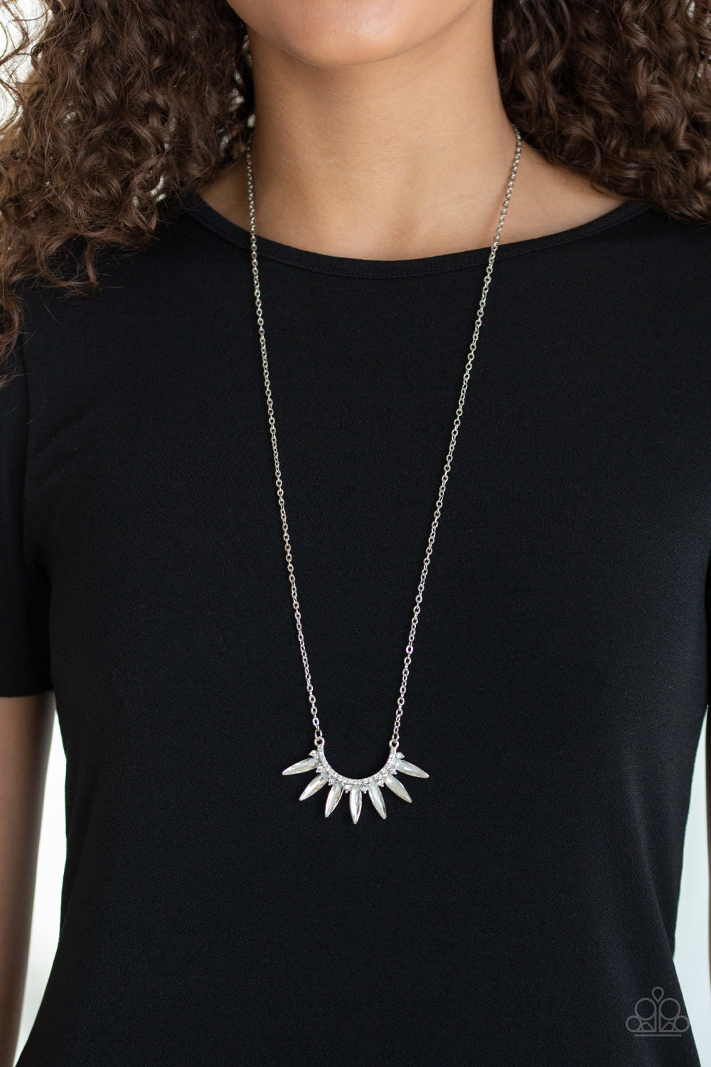 Paparazzi Empirical Elegance - White Necklace - Pusher P