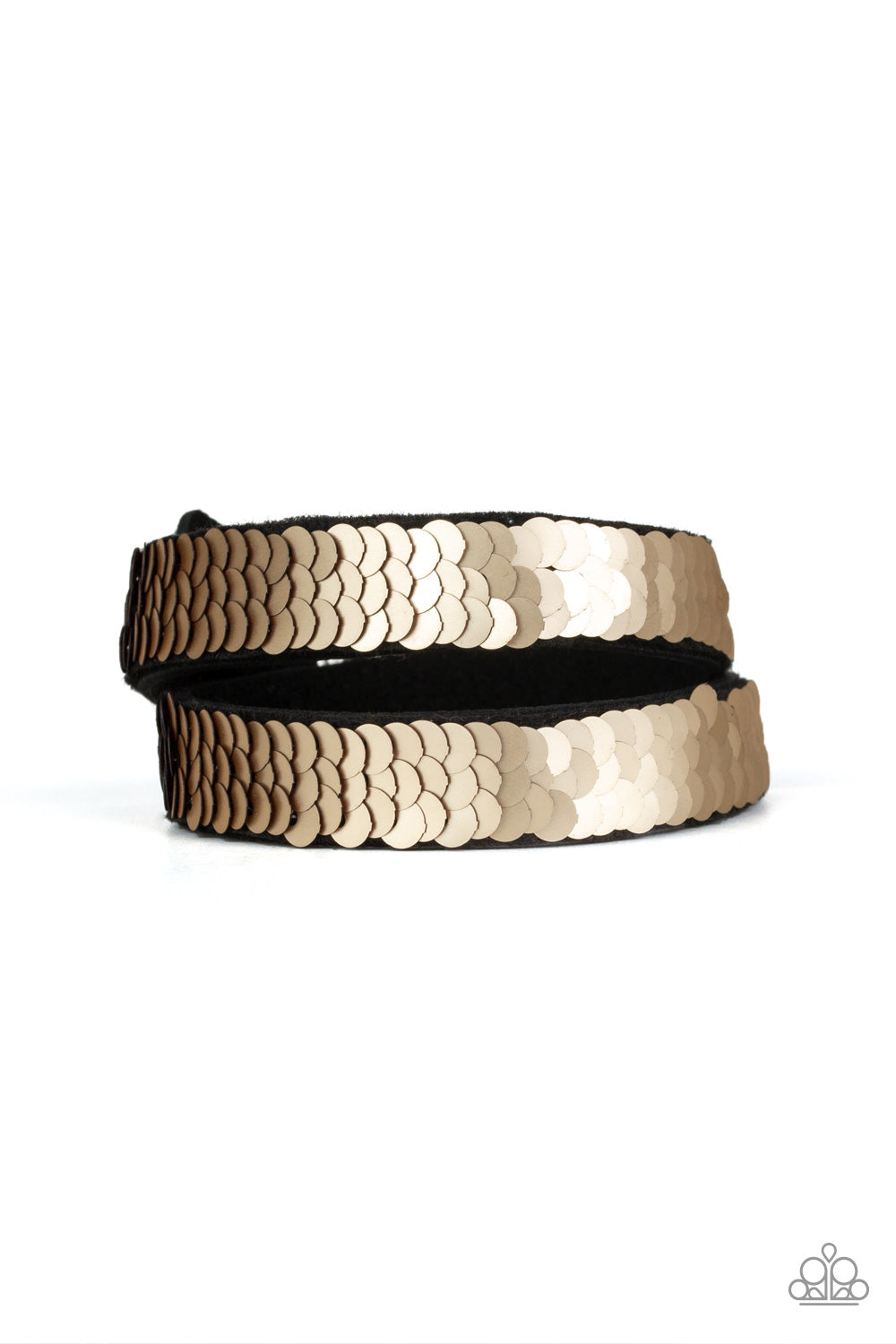 Paparazzi Under The SEQUINS - Brown/Red Bracelet - Pusher P