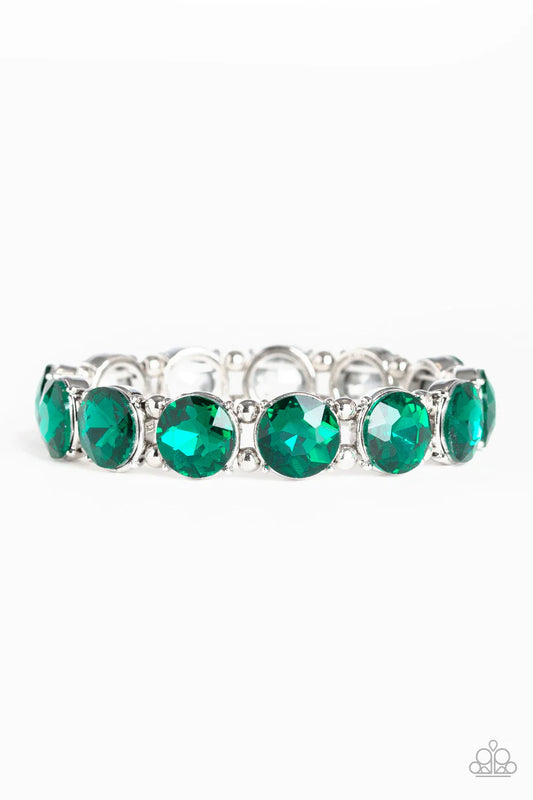 Paparazzi Glitzy Glamorous - Green - Pusher P