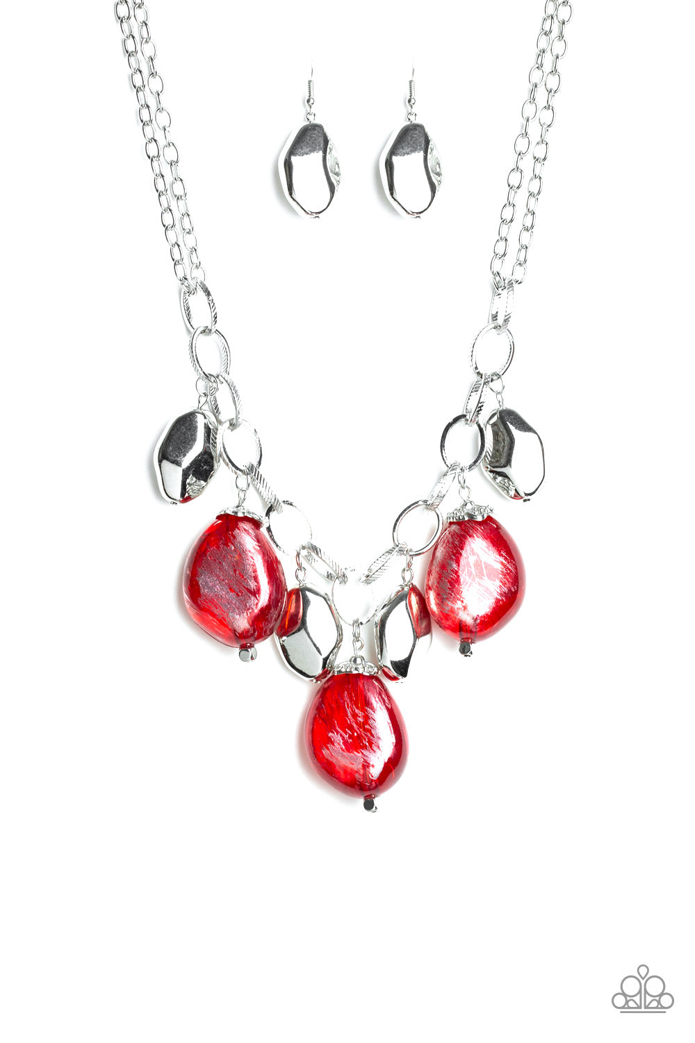 Paparazzi Looking Glass Glamorous - Red - Pusher P