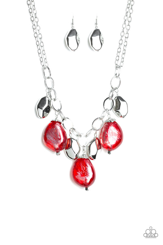 Paparazzi Looking Glass Glamorous - Red