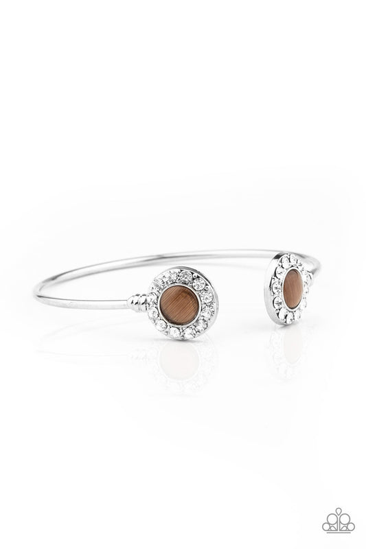 Paparazzi Instant Illumination - Brown Bracelet - Pusher P