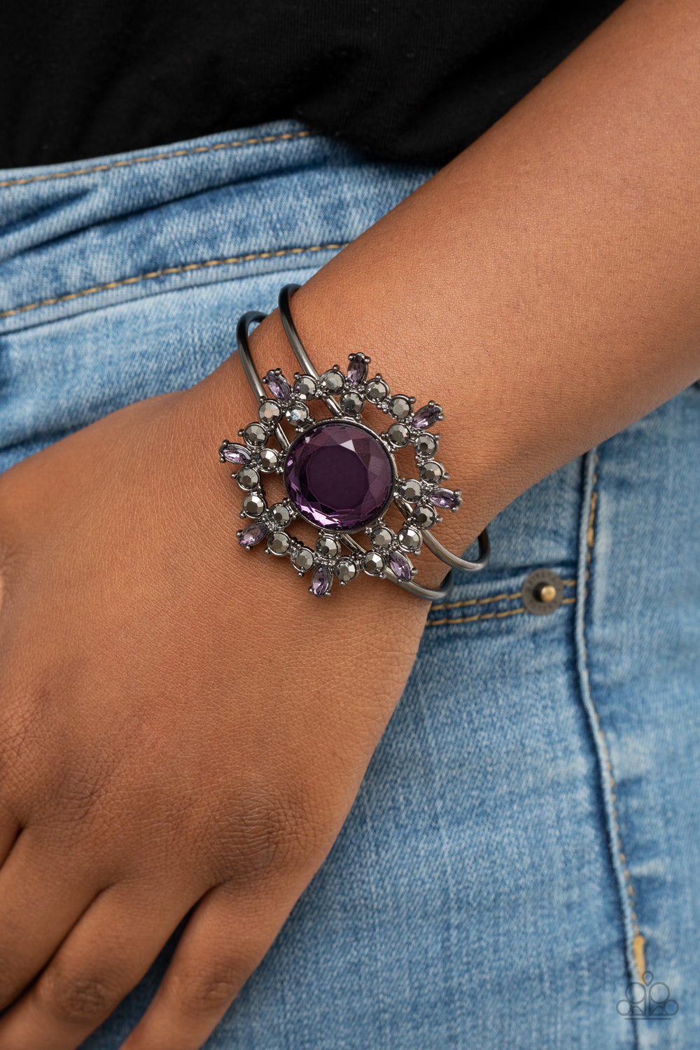 Paparazzi Elaborate Elegance - Purple Bracelet - Pusher P