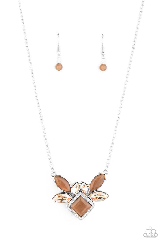 Paparazzi Amulet Avenue - Brown Necklace - Pusher P