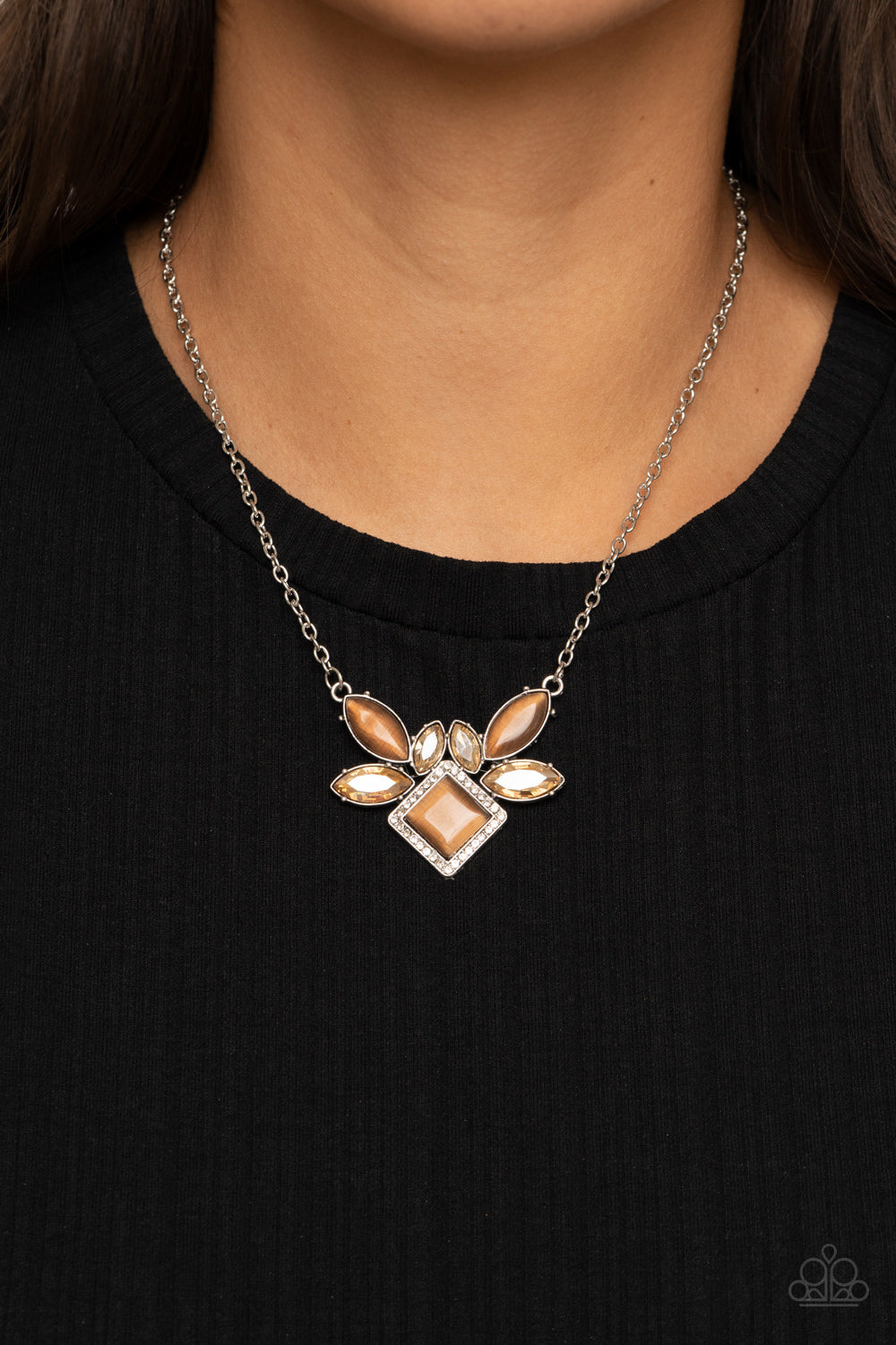 Paparazzi Amulet Avenue - Brown Necklace - Pusher P