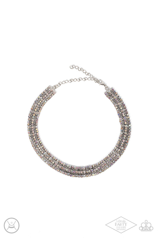 Paparazzi Full REIGN - Multi Choker Necklace - Pusher P
