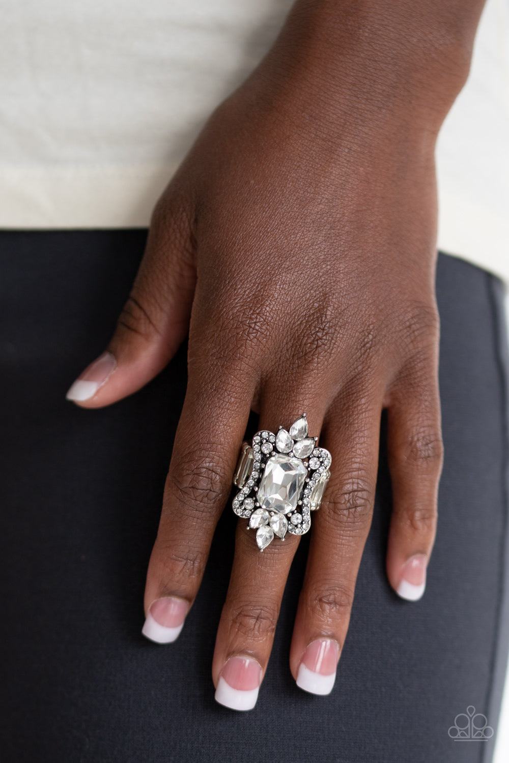Paparazzi Things That Go Boom! - White - 2020 Empower Me Pink Exclusive - Pusher P