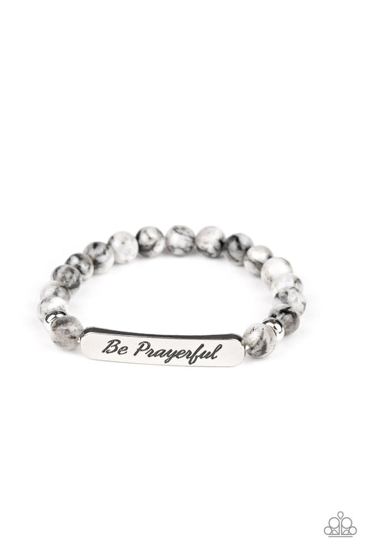 Paparazzi Be Prayerful - Black Bracelet - Pusher P
