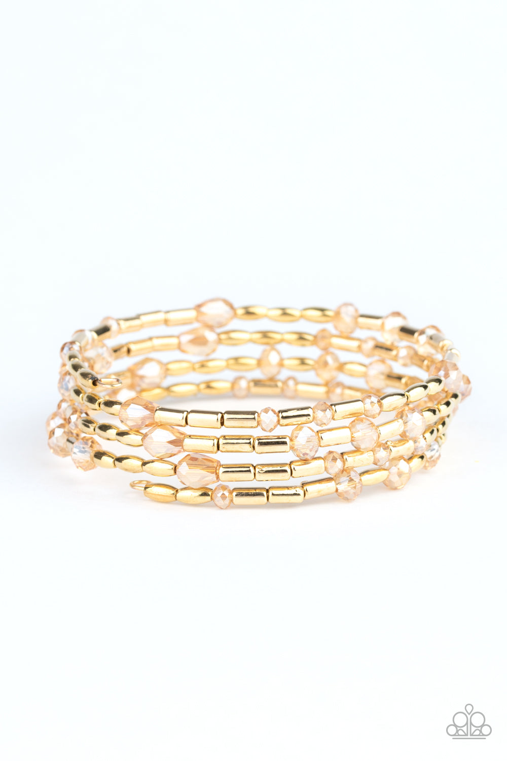Paparazzi Regal Remix - Gold Bracelet - Pusher P