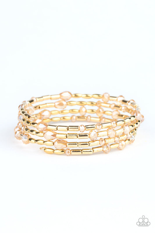 Paparazzi Regal Remix - Gold Bracelet - Pusher P