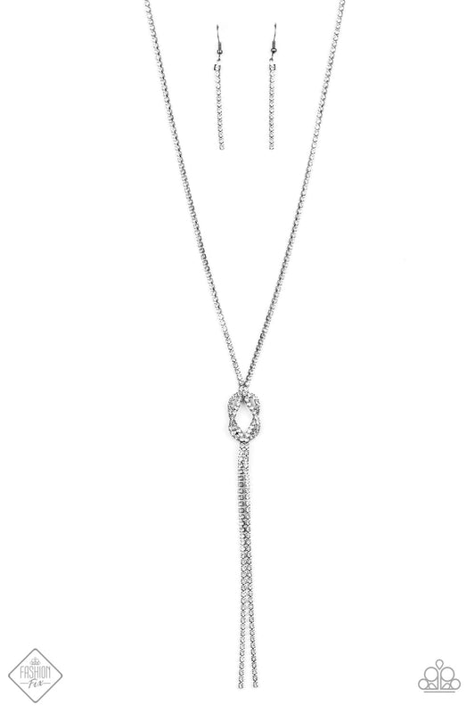 Paparazzi Knockout Knot - Black Necklace - Pusher P