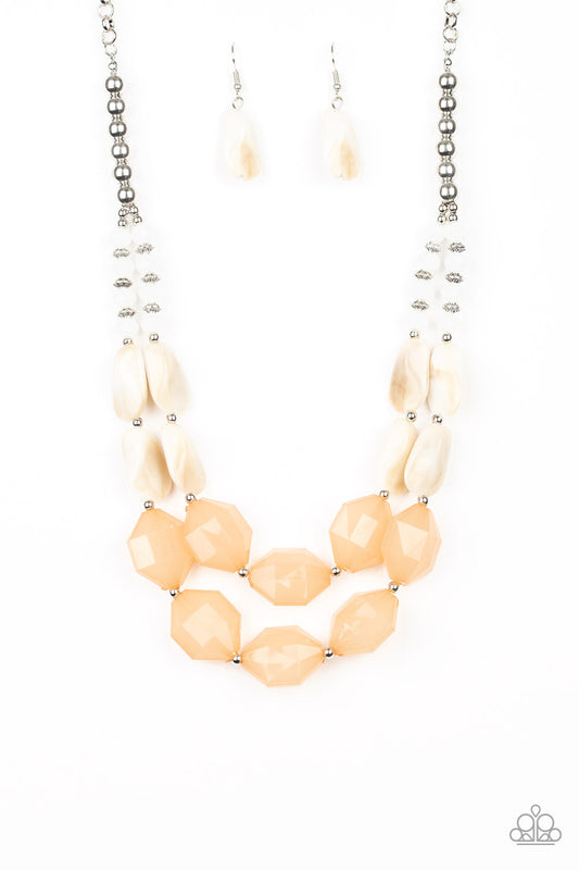 Paparazzi Seacoast Sunset - Brown Necklace - Pusher P